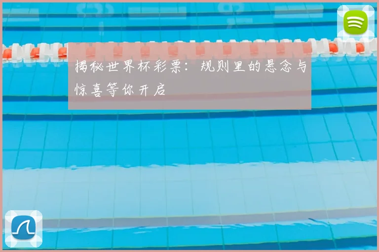 揭秘世界杯彩票：规则里的悬念与惊喜等你开启